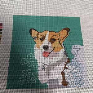 Needlepoint Canvas 8” Square 18ct